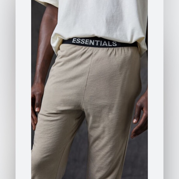 Fear of God Essentials Essentials Tan Lounge Pants size M